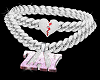 Zay Necklace Pink Req