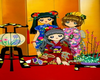 3 Kimono Girls Poster