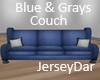Blue & Grays Couch