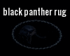 Black panther rug