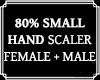 Hand Scaler Unisex 80%