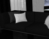 Dark Grey & White Couch