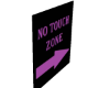 No Touch BRB Sign