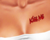 May*Kiss me breast tatoo