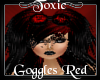 -A- Toxic Goggles Red