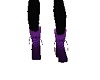 Purple / Blk Boots
