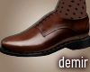 [D]  Formal brown shoes