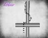 T| Inverted Cross Silver