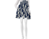 ruffled designer blue