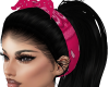 KH*Ponytial bandana pink