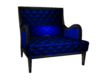 Blue spring chair