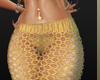 Gold Crochet Trousers