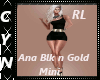 RL Anan Blk n Gold Mini