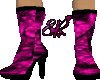 Pink n Black Boots 3