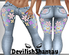 LowFlowerJewel Jeans