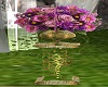 pedestal, columna flores