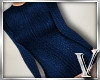 *V* Blue Knit Sweater