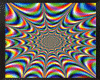 Color-Fractal Illusion