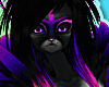 Purple furry hair☺