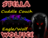 Eagle-Wolf cuddle couch