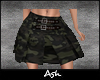 Ash. Camo Buckle Skirt
