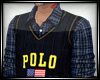 Polo Sweater in Navy