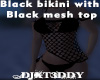 Black bikini Black mesh