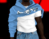 Blue hoodie