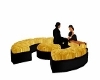 Black and Gold couch