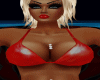 {DL}red bikini / bra