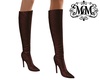 Ml Shinny Boots Brown