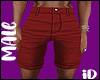 iD: Red Men Shorts