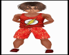 BOYS RED BOLT SHORT SET