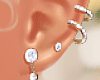❄Fur earrings