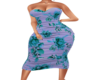Flower Ruched Dress LLT