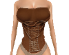brown corset