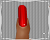 T l Red Slender Nails