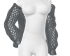 [MM]DK GRY Crochet Cardi
