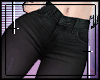 † cuffed jeans / black