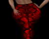 Vday Snake Red Pants