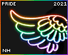 PRIDE Neon Angel Wings