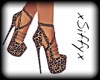 {S} Leopard Chain Heels