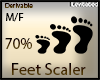 M/F 70% Feet Scaler