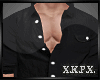 -X K- Linen Shirt Black