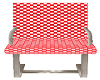 side chair ging red