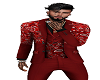Red bandana suit