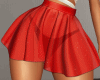 SM RED HOLIDAY SKIRT