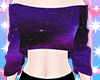 x❄ |Galaxy Crop top