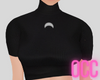 Occ. half moon crop blk