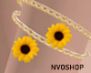 Sunflowers Anklet